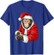 Monkey Santa Costume Christmas Pajama Cool Zoo Animal X-Mas T-Shirt - T-Shirt | Royal
