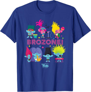 DreamWorks Trolls Band Together BroZone Poppy and Viva T-Shirt - T-Shirt | Royal