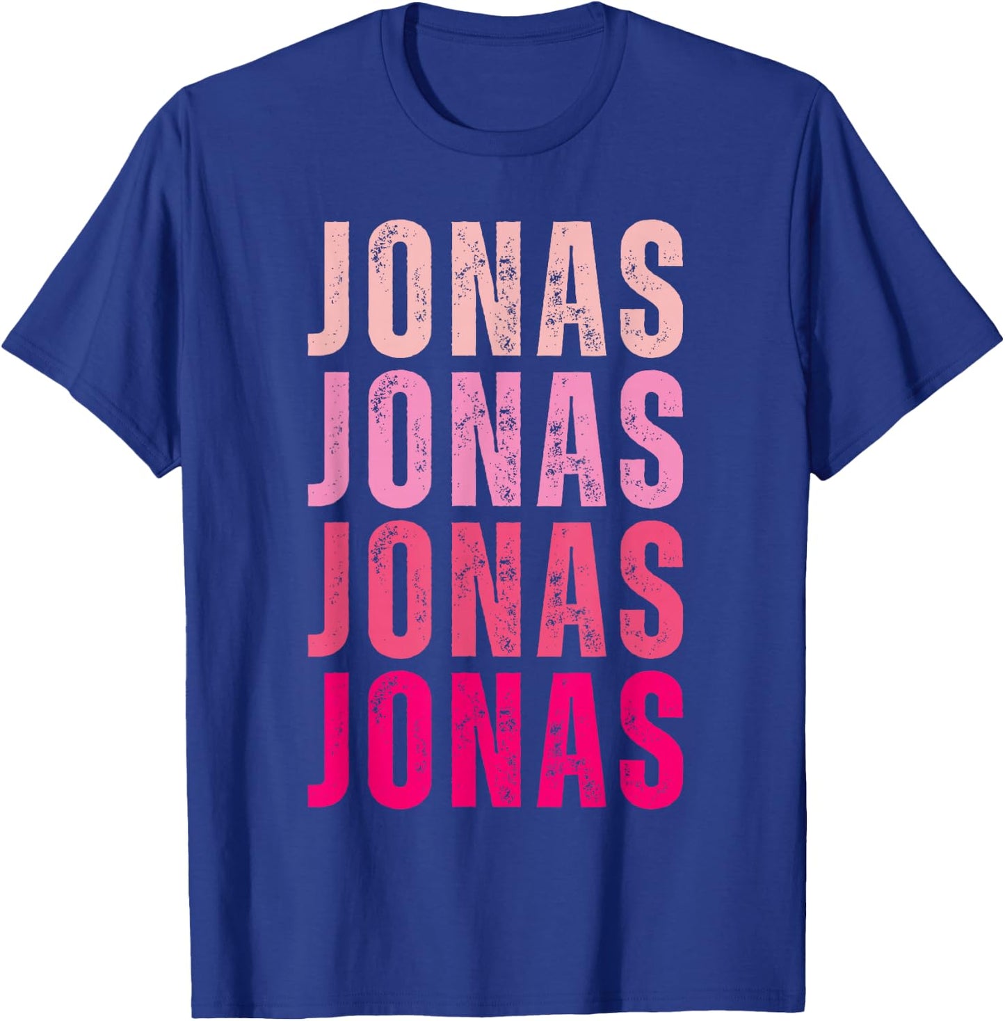 Personalized Name Jonas I Love Jonas T-Shirt - T-Shirt | Royal