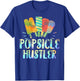 Funny Ice Cream Retro 80s Summer Popsicle Hustler Girls Kids T-Shirt - T-Shirt | Royal