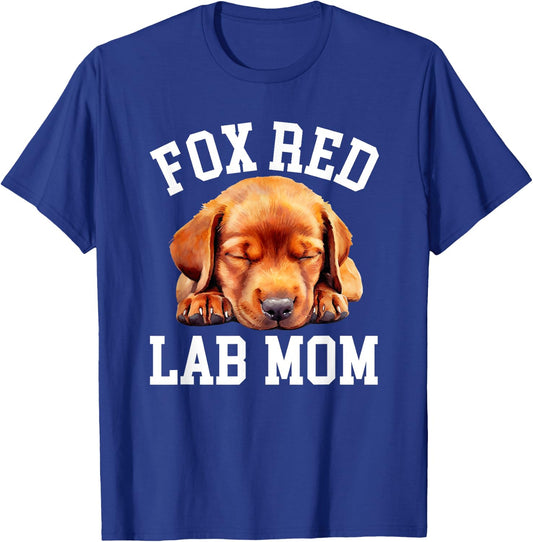 Fox Red Lab Mom Women Labrador Retriever T-Shirt - T-Shirt | Royal