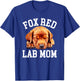 Fox Red Lab Mom Women Labrador Retriever T-Shirt - T-Shirt | Royal