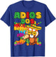Adios Dos 3 Year Old Boys Birthday Mexican Fiesta Theme T-Shirt - T-Shirt | Royal