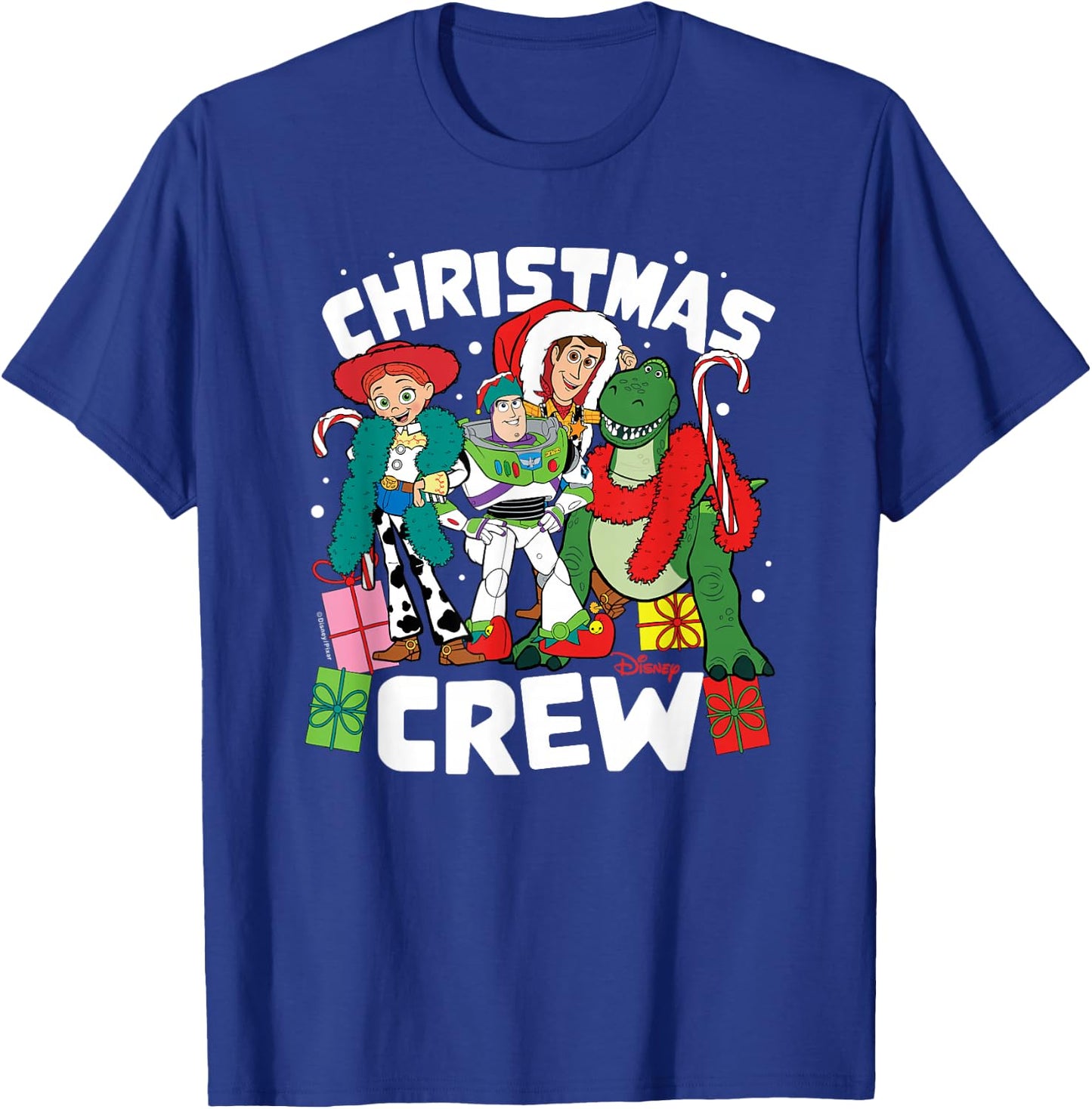 Toy Story 4 - Christmas Crew T-Shirt - T-Shirt | Royal