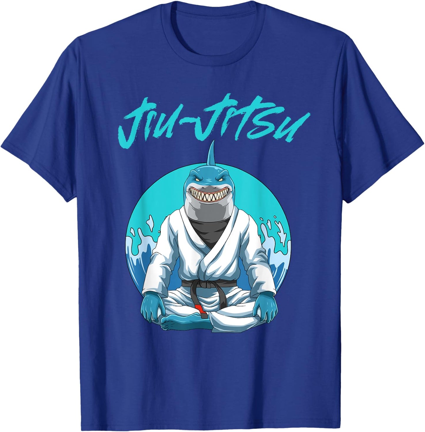 The Ground Is My Ocean Jiu Jitsu Shark T-Shirt - T-Shirt | Royal
