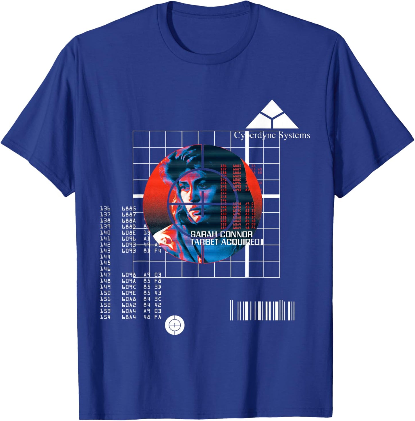 Terminator Sarah Connor Target Acquired T-Shirt - T-Shirt | Royal