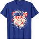 Birds Are Evil Funny Ornithophobia Bird Phobia Goose Knife T-Shirt - T-Shirt | Royal