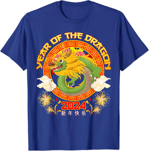 Happy Chinese New Year 2024 the Year of the Dragon Boy T-Shirt - T-Shirt | Royal