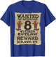 8 Year Old Cowboy 8th Birthday Party Wild West Western Kids T-Shirt - T-Shirt | Royal