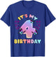 Birthday Girl 4 Years Old Butterfly T-Shirt - T-Shirt | Royal