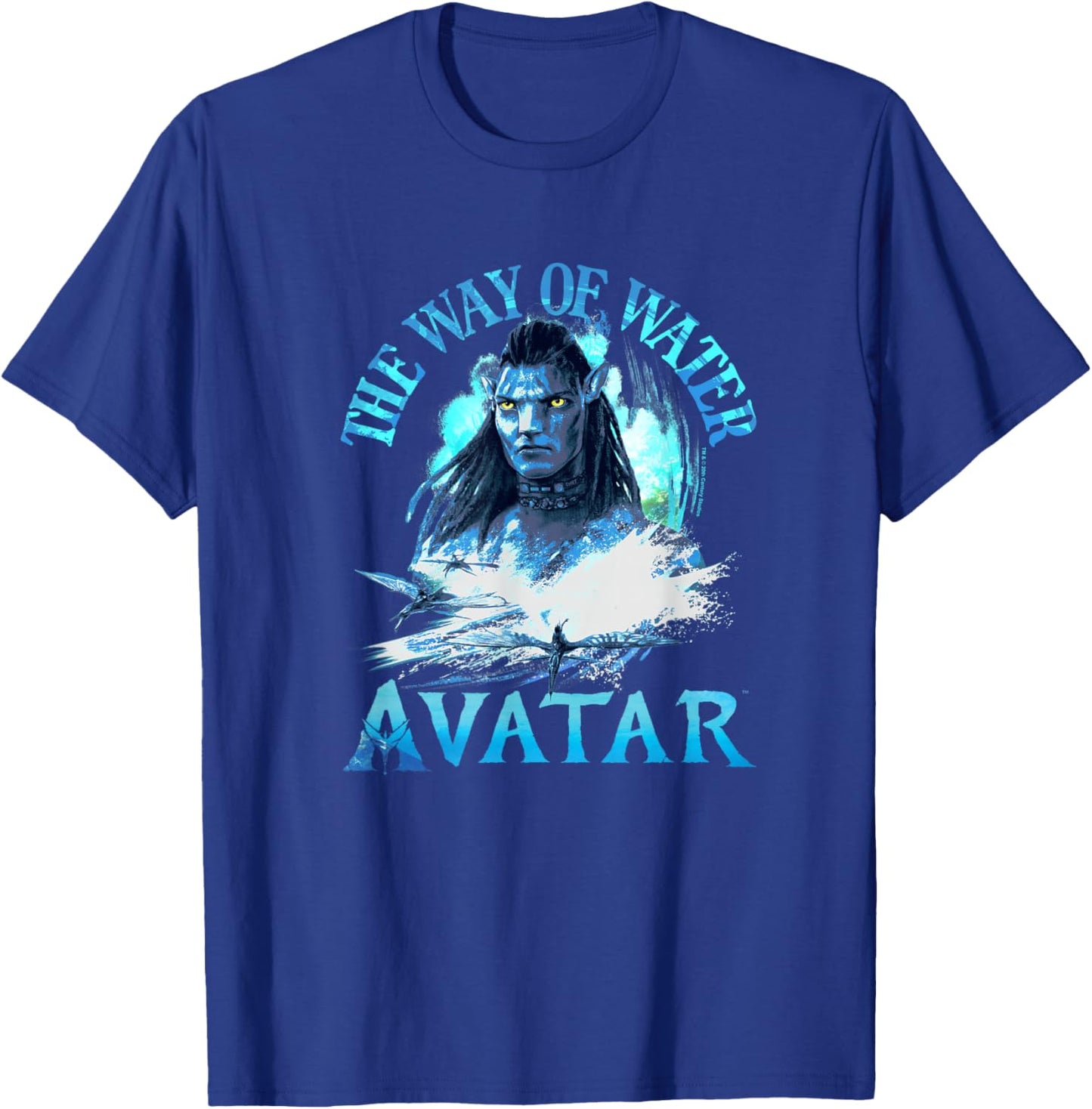 Avatar: The Way of Water Jake Sully Epic Paint Portrait T-Shirt - T-Shirt | Royal
