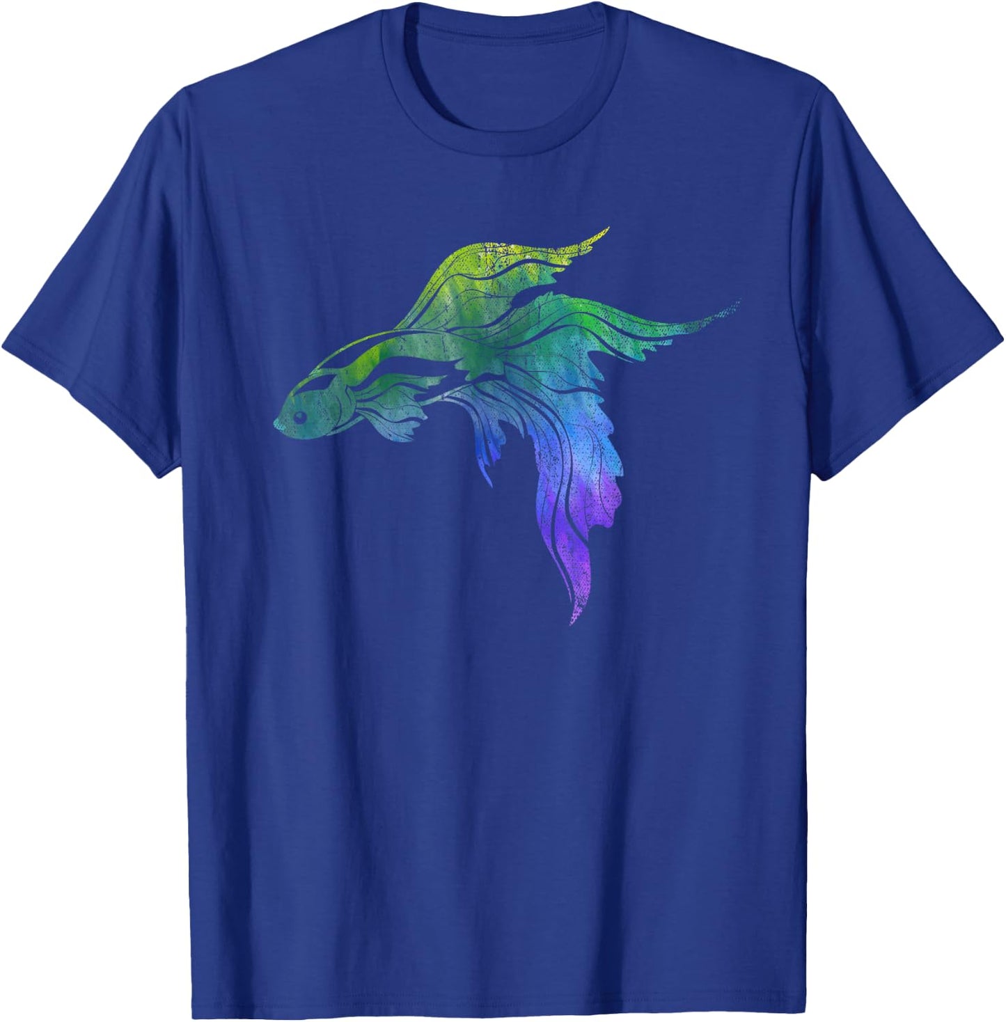 Aquarium Owner Siamese Fighting Fish Colorful Betta Fish T-Shirt - T-Shirt | Royal