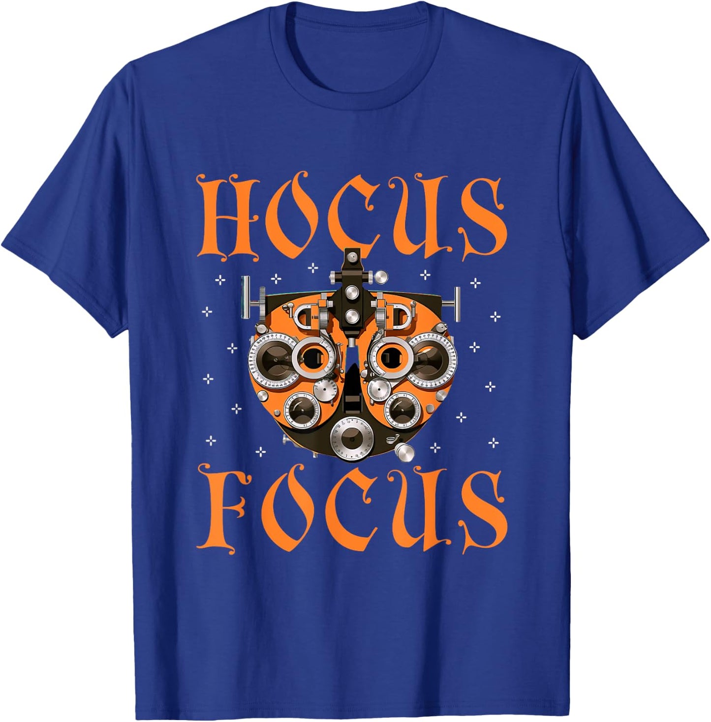 Optometry Halloween Optometrist Phoropter Focus T-Shirt - T-Shirt | Royal