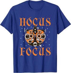 Optometry Halloween Optometrist Phoropter Focus T-Shirt - T-Shirt | Royal