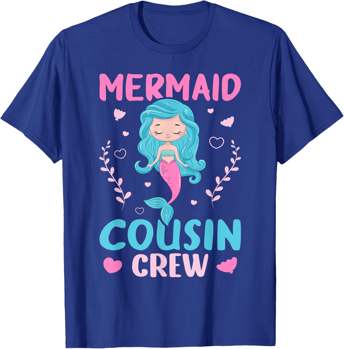 Mermaid Cousin Crew T-Shirt - T-Shirt | Royal