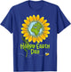 Happy Earth Day Every Day Sunflower Kids Teachers Earth Day T-Shirt - T-Shirt | Royal