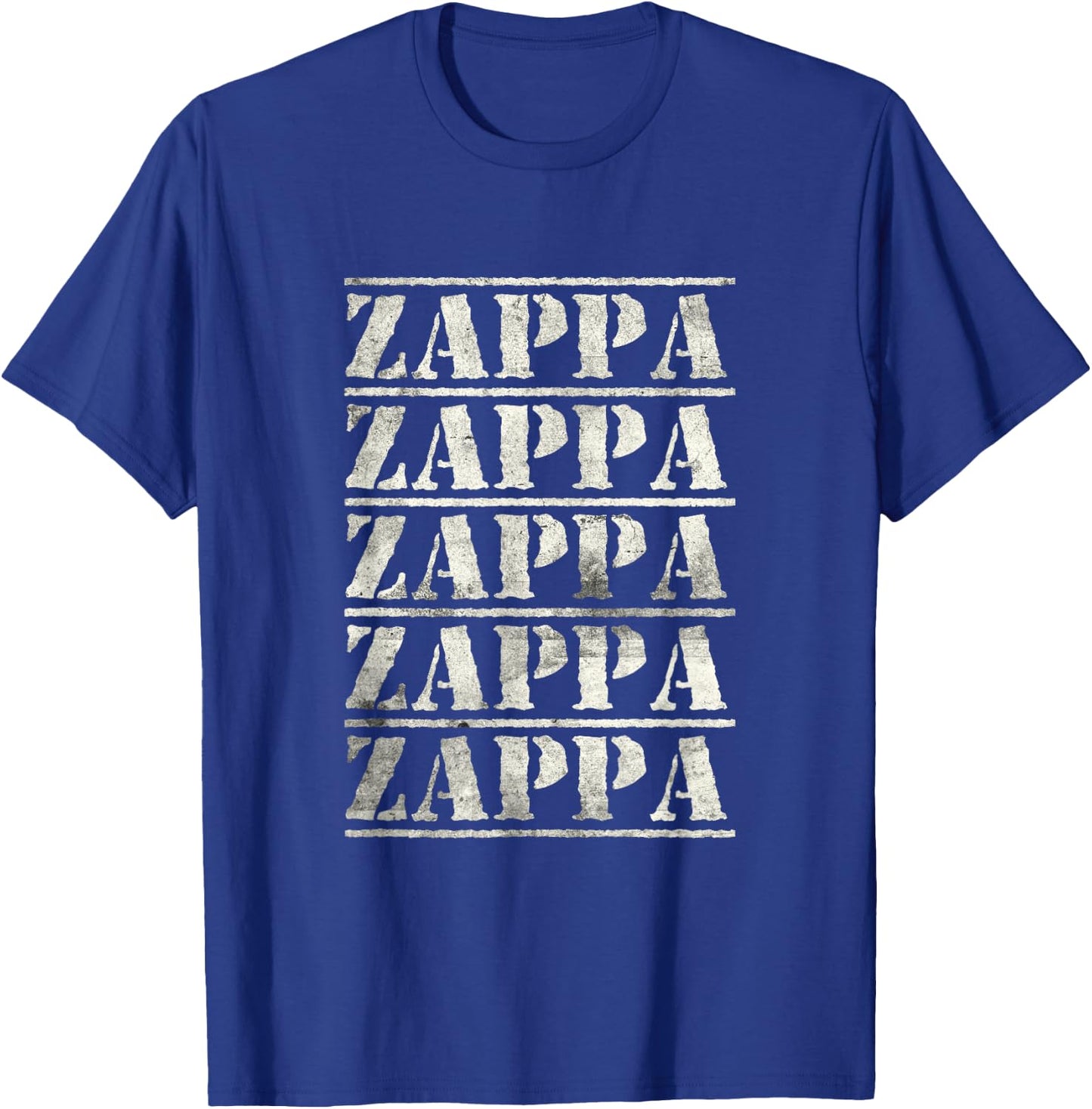 Love Heart Zappa Grunge Retro Vintage Style Black Zappa T-Shirt - T-Shirt | Royal