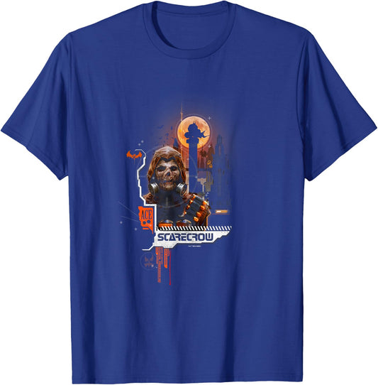 Batman: Arkham Knight Welcome To Gotham Scarecrow Ace T-Shirt - T-Shirt | Royal