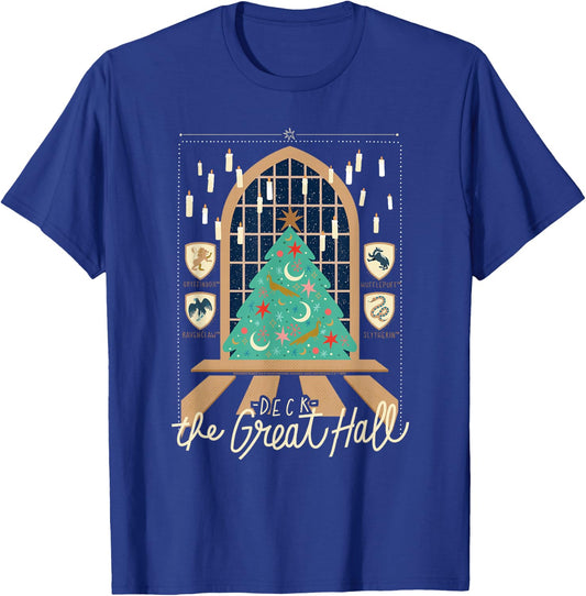 Harry Potter deck The Great Hall for Christmas T-Shirt - T-Shirt | Royal