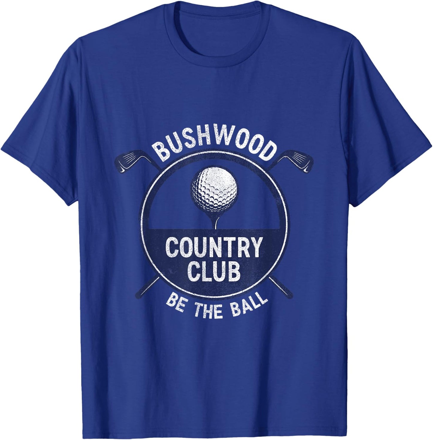 BUSHWOOD COUNTRY CLUB men's golf sport T-Shirt - T-Shirt | Royal