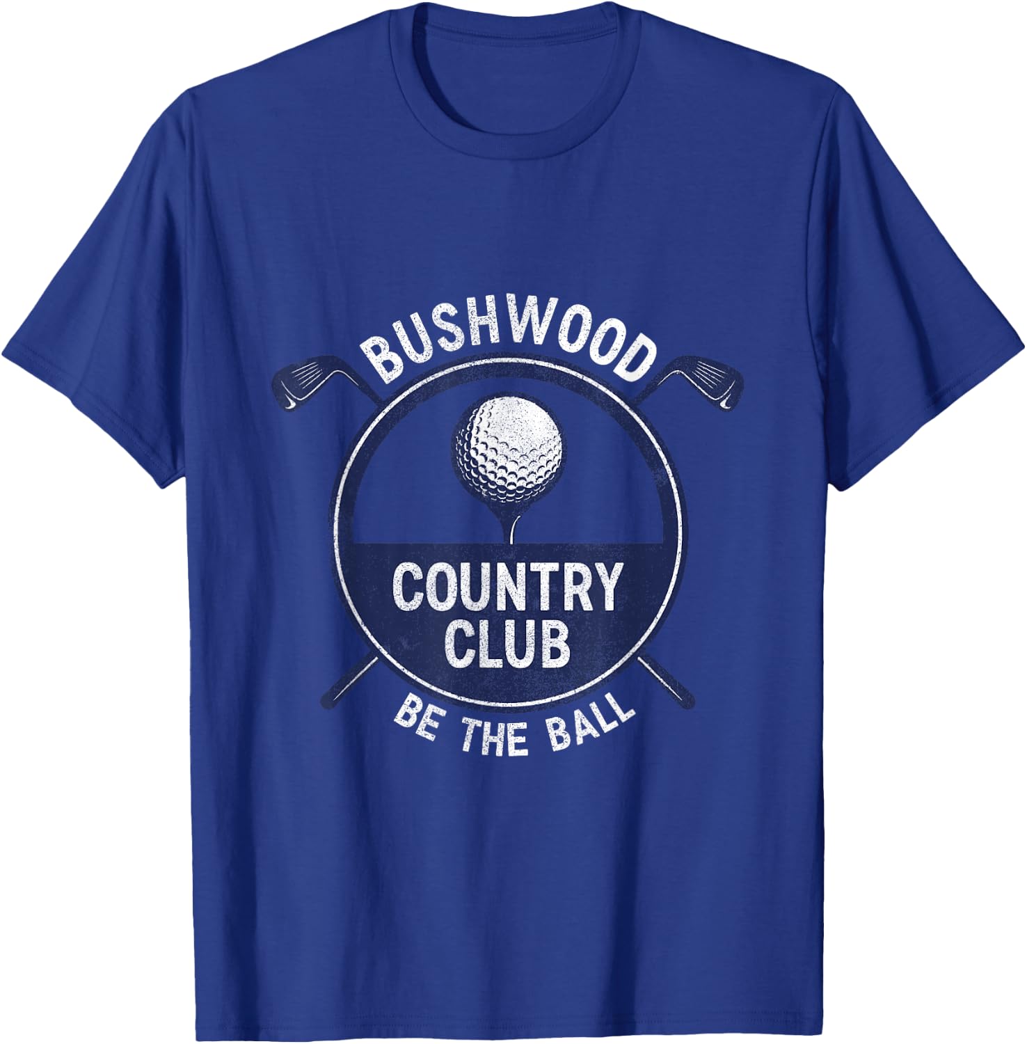 BUSHWOOD COUNTRY CLUB men's golf sport T-Shirt - T-Shirt | Royal