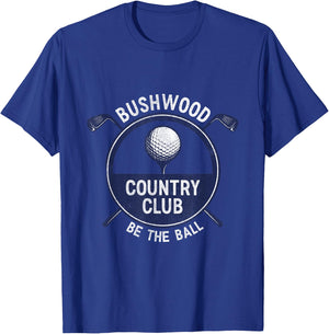 BUSHWOOD COUNTRY CLUB men's golf sport T-Shirt - T-Shirt | Royal