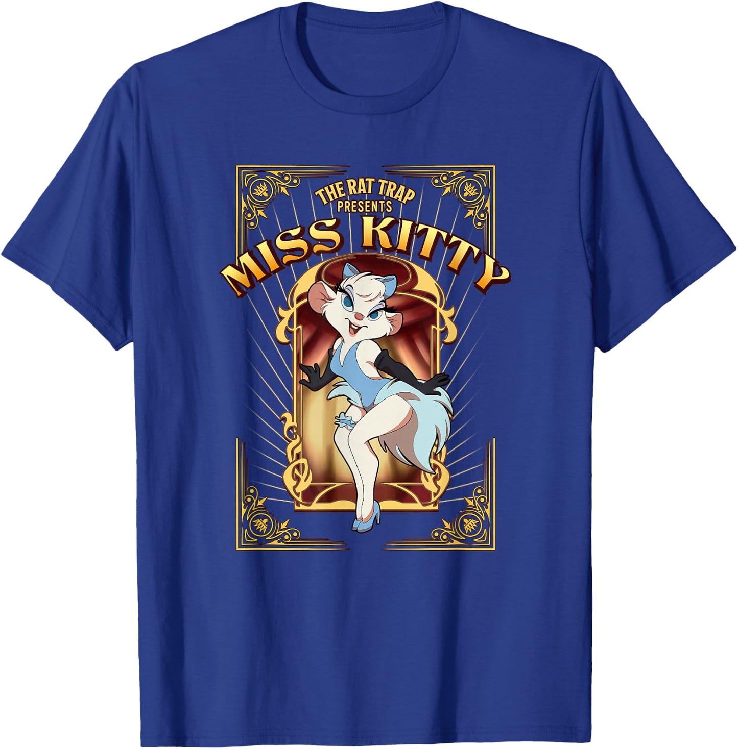 Disney The Great Mouse Detective Miss Kitty Classic Poster T-Shirt - T-Shirt | Royal