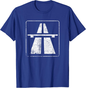 German Autobahn Car Racing Racing Tuning T-Shirt - T-Shirt | Royal