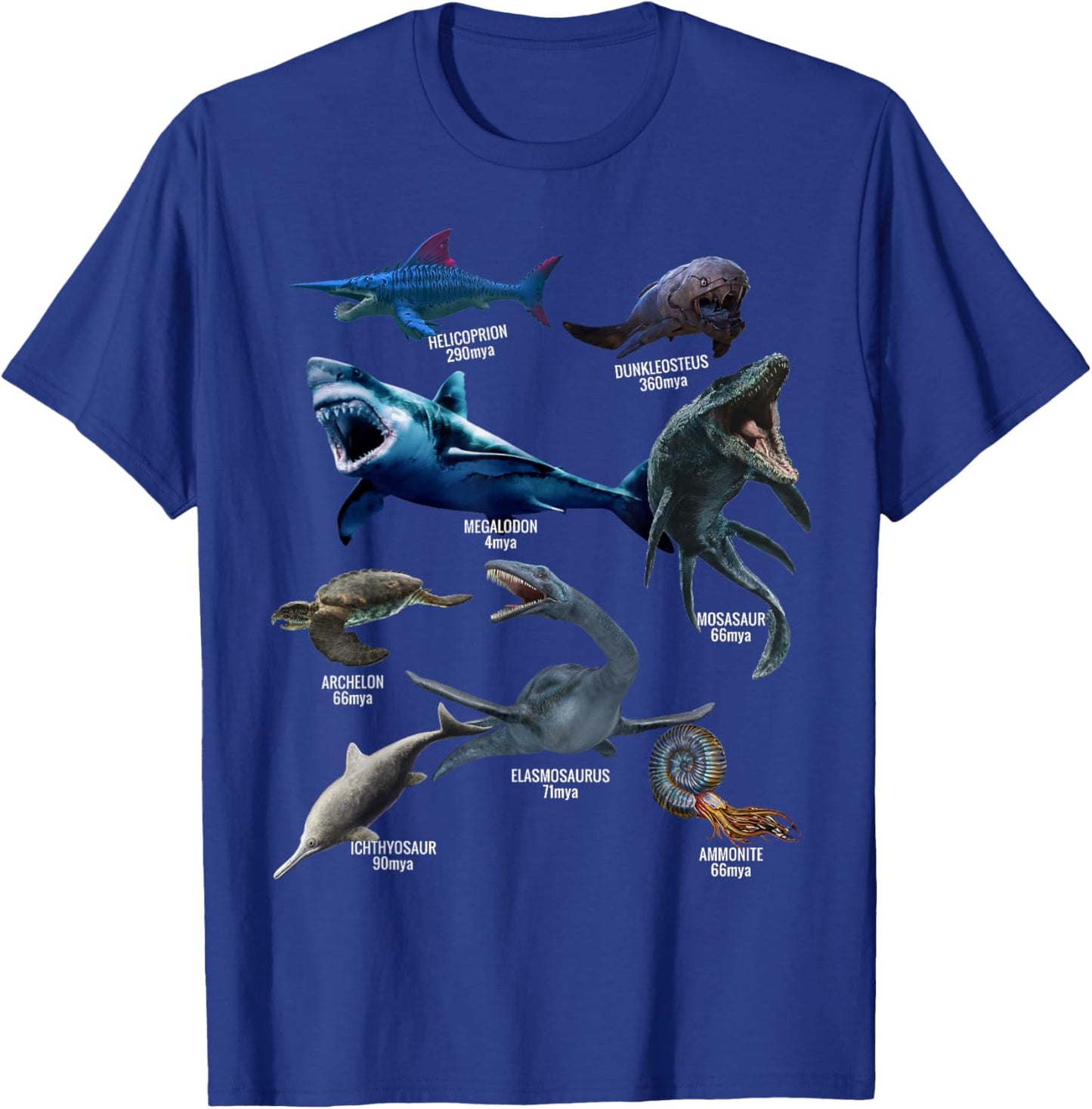Megalodon Paleontologist Prehistoric Shark Lovers Monster T-Shirt - T-Shirt | Royal
