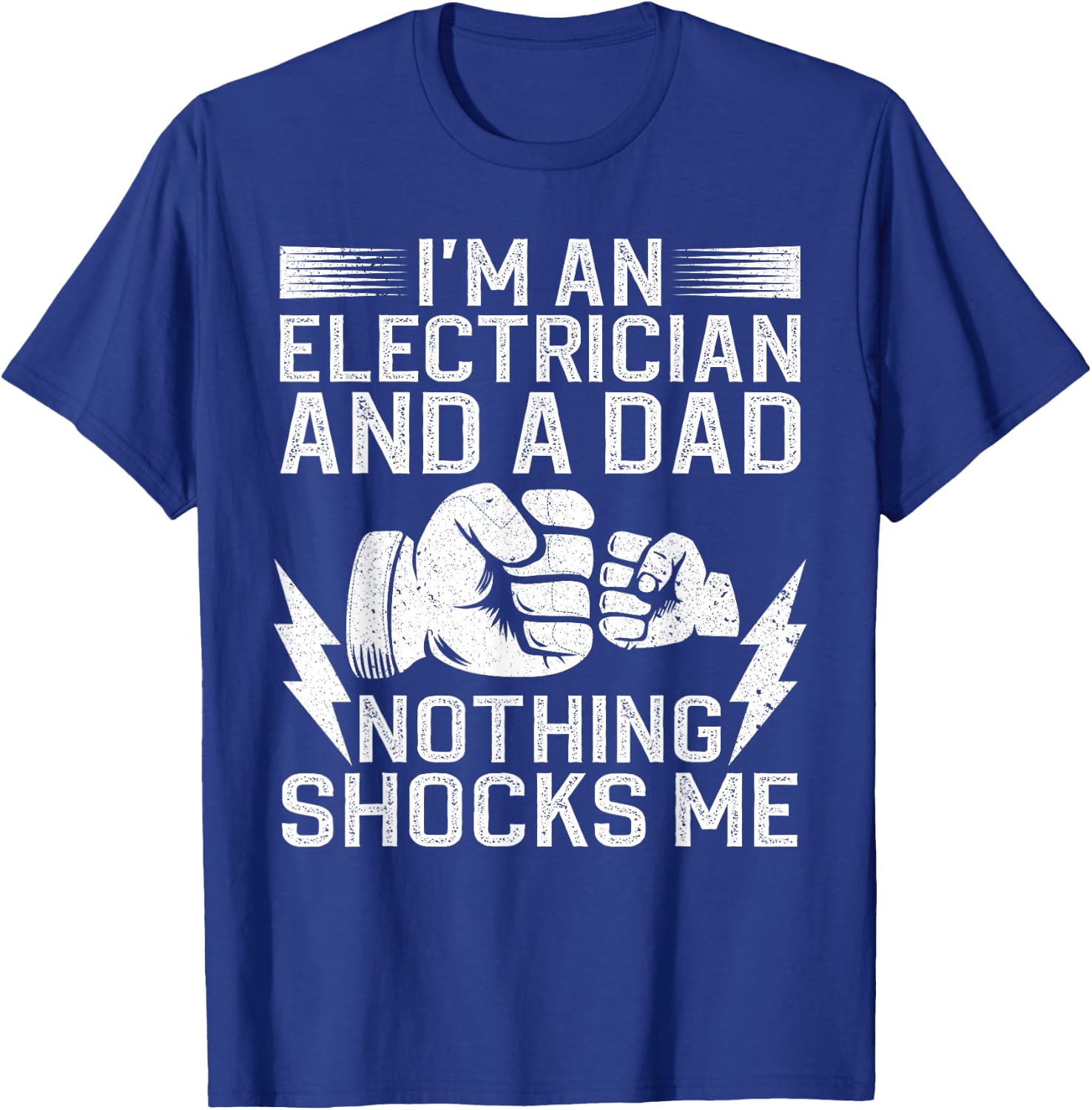 Funny Electrician Design Daddy Electrical Engineers T-Shirt - T-Shirt | Royal