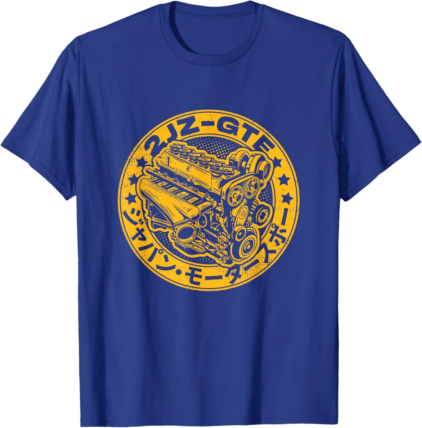JDM Legend 2JZ GTE Japanese Drag Racing T-Shirt - T-Shirt | Royal