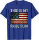 This is My Pride Flag USA American 4th of July Patriotic T-Shirt - T-Shirt | Royal