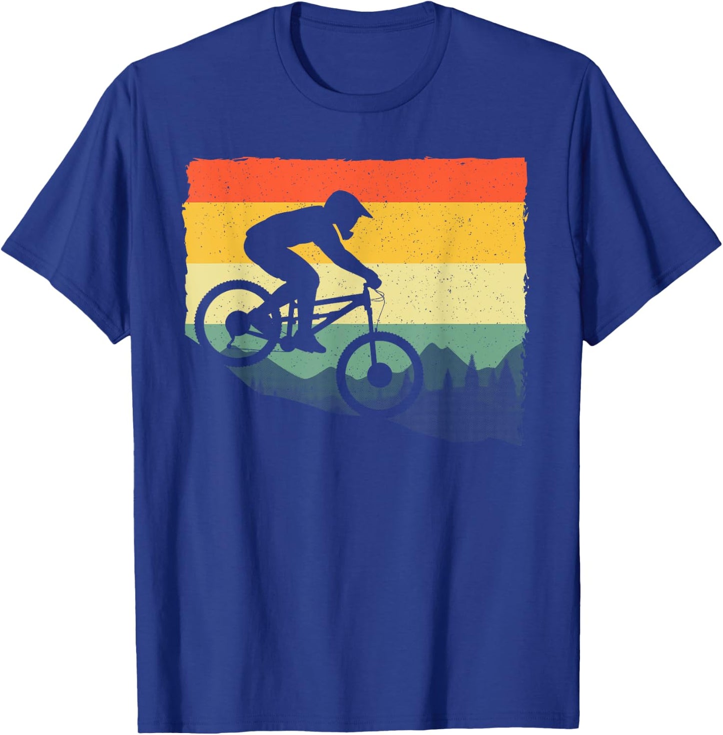 Funny Mountain Bike Art Women Mountainbike Rider T-Shirt - T-Shirt | Royal