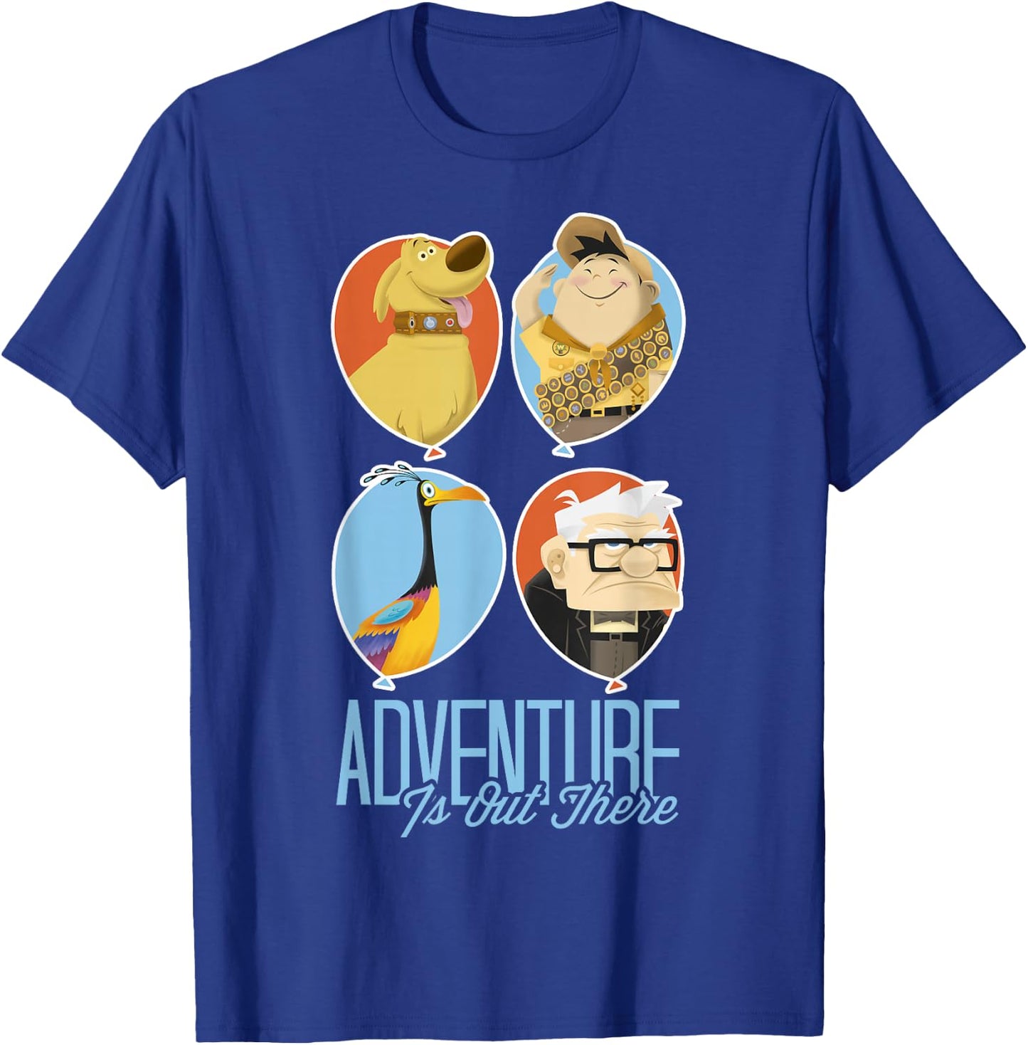 Disney Pixar Up Adventure Is Out There Four Balloons T-Shirt - T-Shirt | Royal