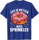 Cool Donut Design Women Kids Doughnut Donut Lover T-Shirt - T-Shirt | Royal