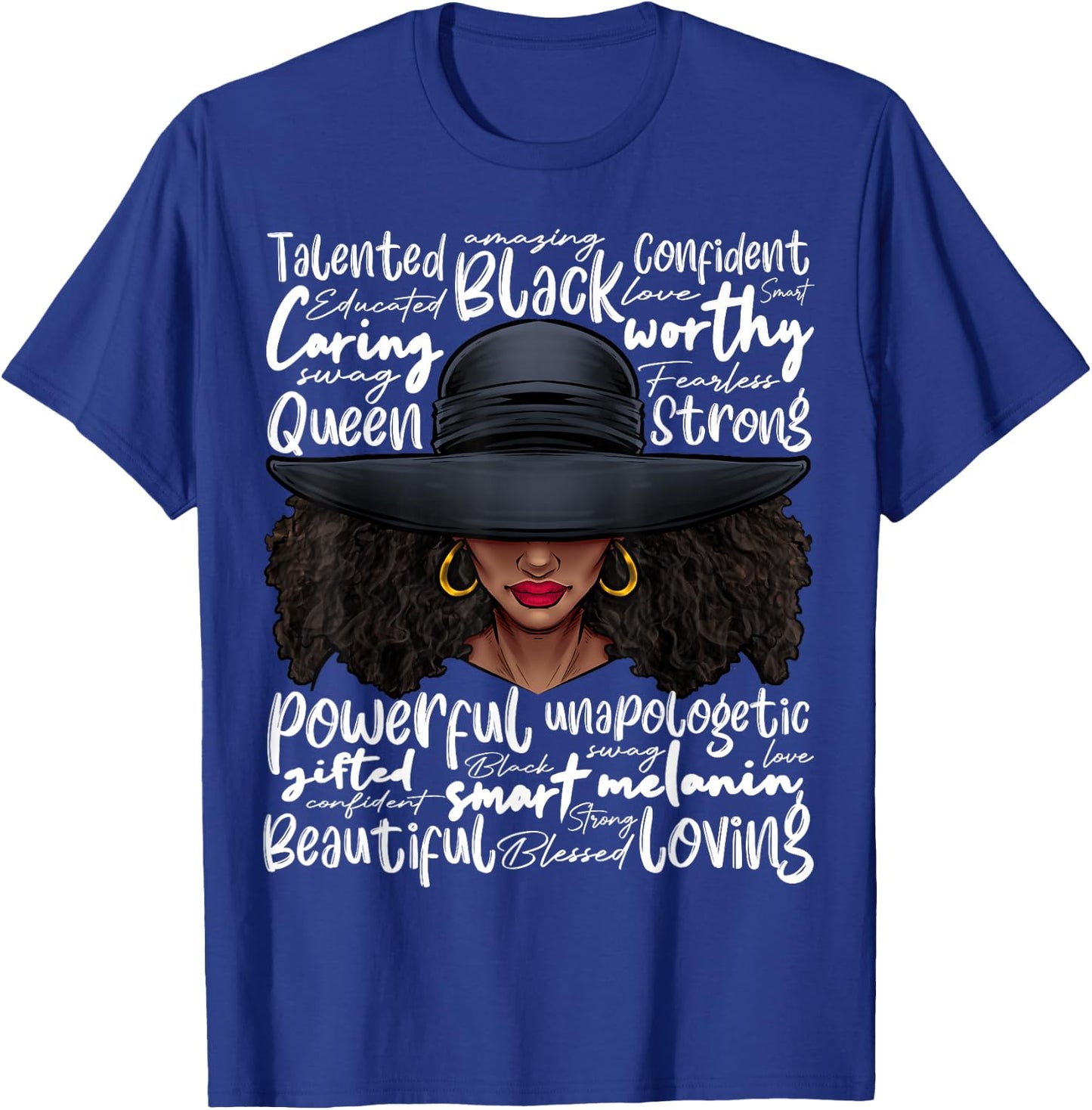 African Black History African American Ladies Juneteenth T-Shirt - T-Shirt | Royal