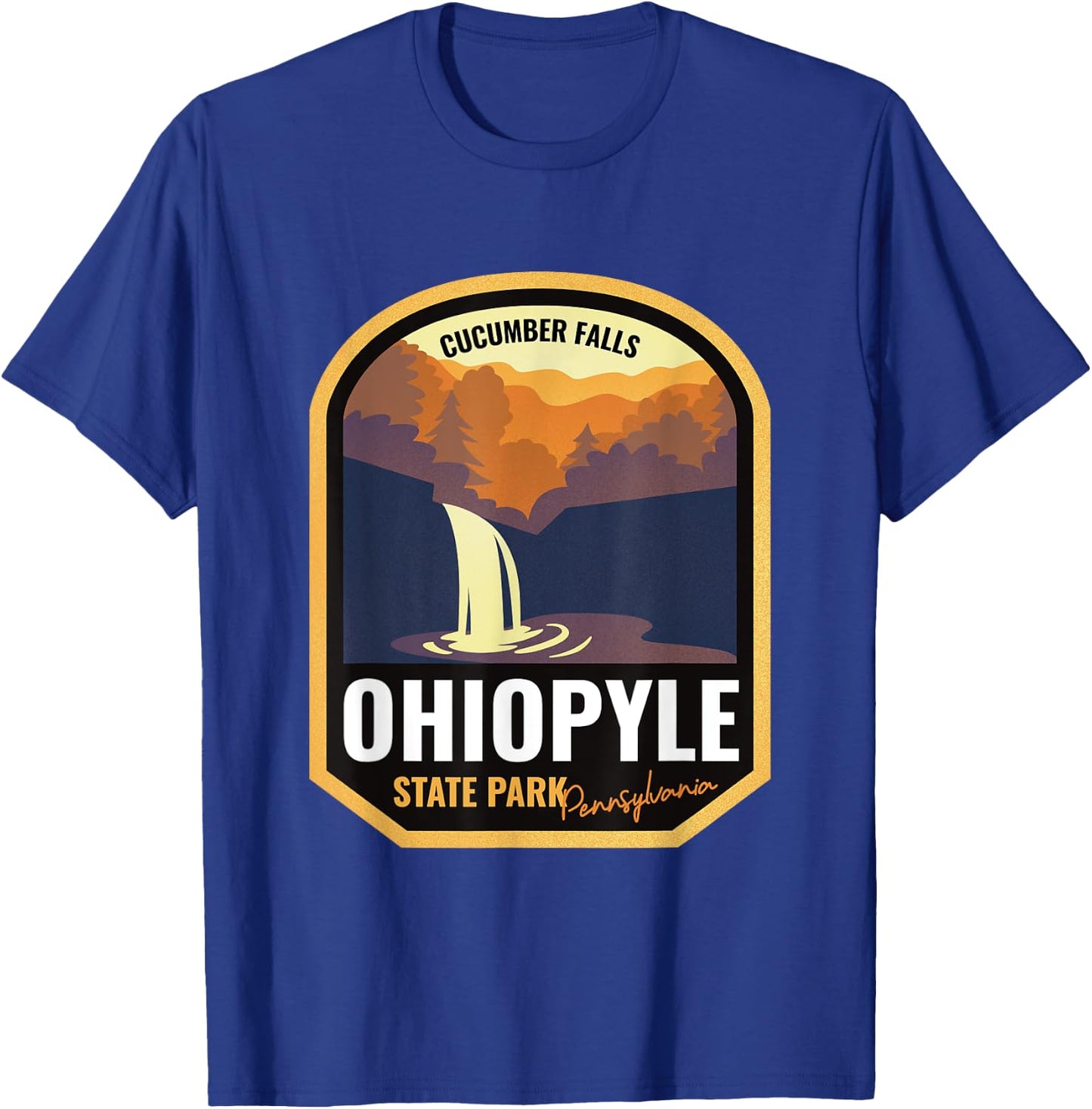 Ohiopyle State Park Pennsylvania T-Shirt - T-Shirt | Royal