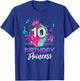 Musical Theme 10th Birthday Shirt Girls Princess Born 2013 T-Shirt - T-Shirt | Royal