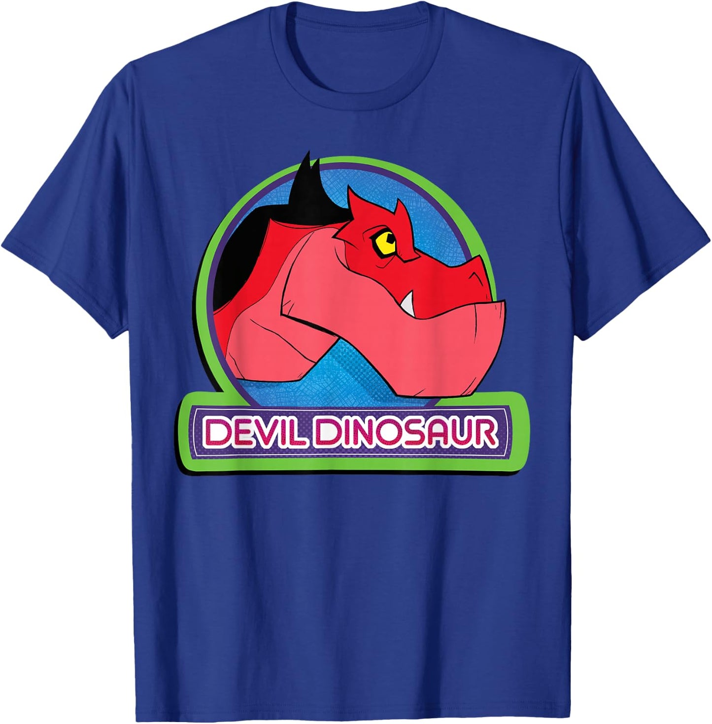 Marvel Moon Girl and Devil Dinosaur Dino Profile T-Shirt - T-Shirt | Royal