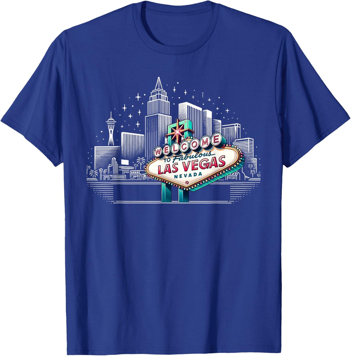 Las Vegas Holiday Souvenirs Kids Boys Las Vegas T-Shirt - T-Shirt | Royal