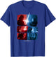 Star Wars: Obi-Wan Kenobi VS Darth Vader Lightsaber Battle T-Shirt - T-Shirt | Royal
