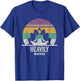 Vintage Retro Heavily Meditated Funny Meditation & Yoga Gift T-Shirt - T-Shirt | Royal
