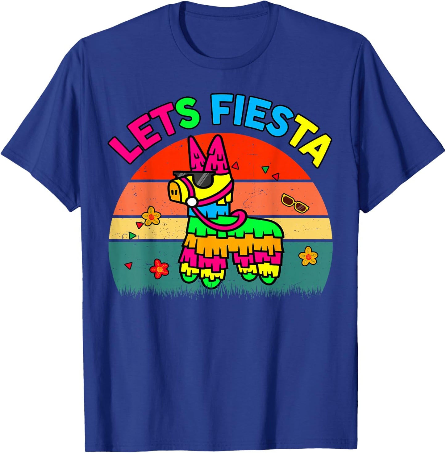 Pinata Cinco De Mayo Shirt Lets Fiesta Funny Mexican Boy Kid T-Shirt - T-Shirt | Royal