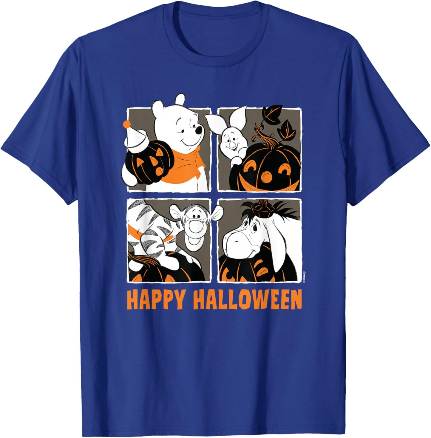 Winnie The Pooh - Happy Halloween T-Shirt - T-Shirt | Royal
