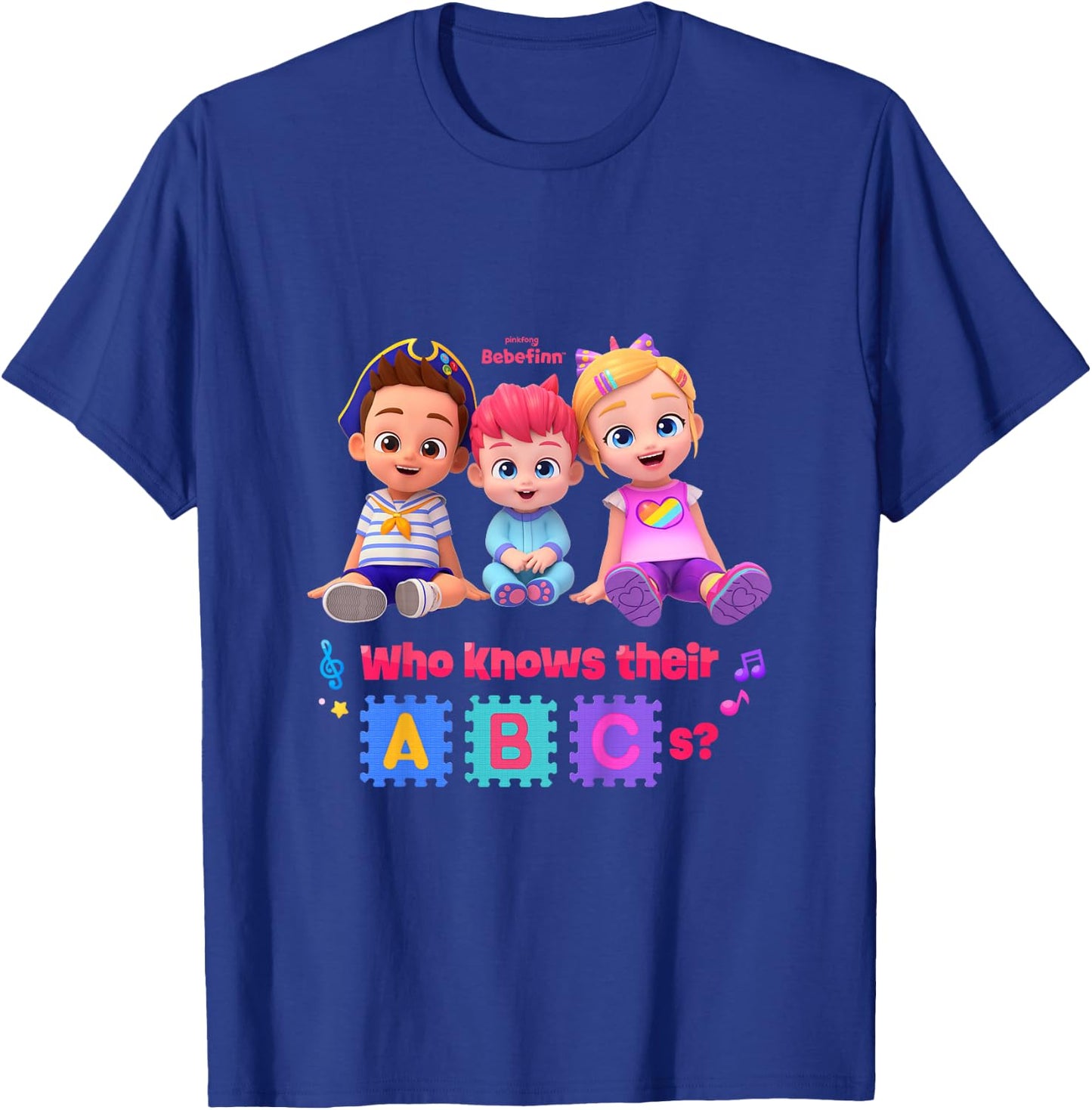 Pinkfong Bebefinn Official T-Shirt - T-Shirt | Royal