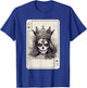 Queen of Hearts Gothic Poker Card Game Halloween Creepy T-Shirt - T-Shirt | Royal
