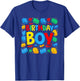 Birthday Boy Brick Builder Funny Blocks Master Builder T-Shirt - T-Shirt | Royal