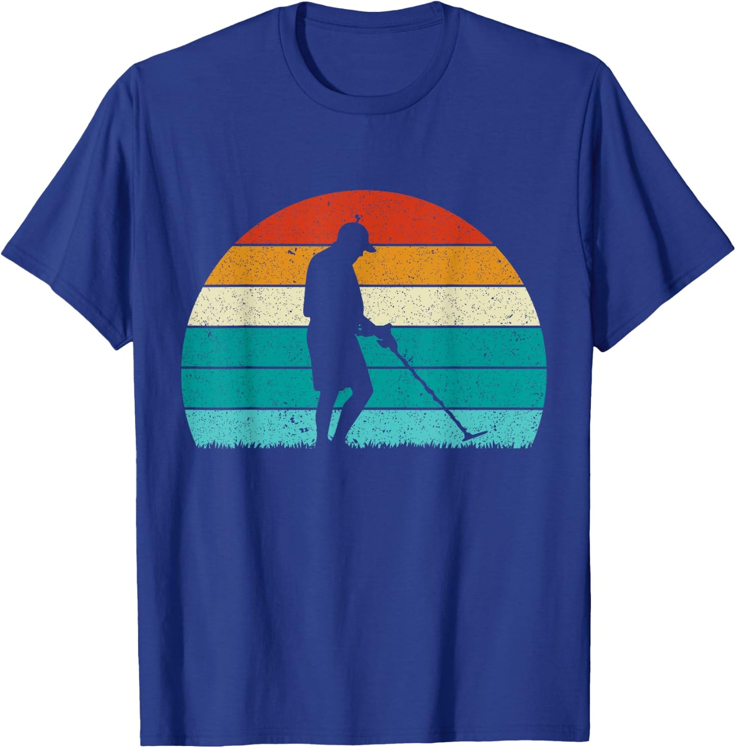 Metal Detecting Sunset T-Shirt - T-Shirt | Royal