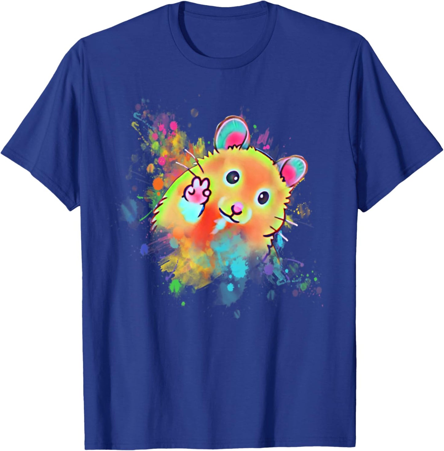 Funny Hamster T For Boys, Girls, Men, Women & Kids Hamster T-Shirt - T-Shirt | Royal