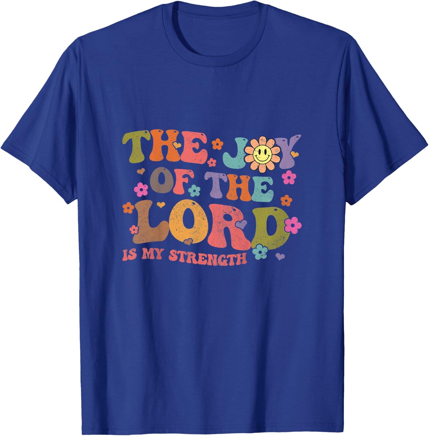 Kids The Joy Of The Lord Is My Strength Christian Religious Baby T-Shirt - T-Shirt | Royal